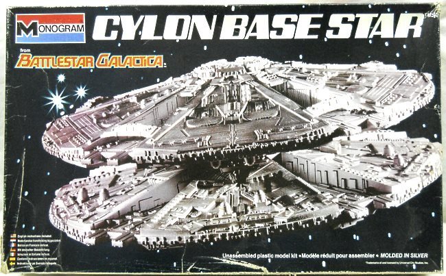 Monogram Cylon Base Star from  Battlestar Galactica, 6029 plastic model kit